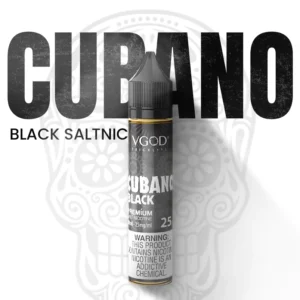 CUBANO BLACK SALTNIC – VGOD 30ML(25MG